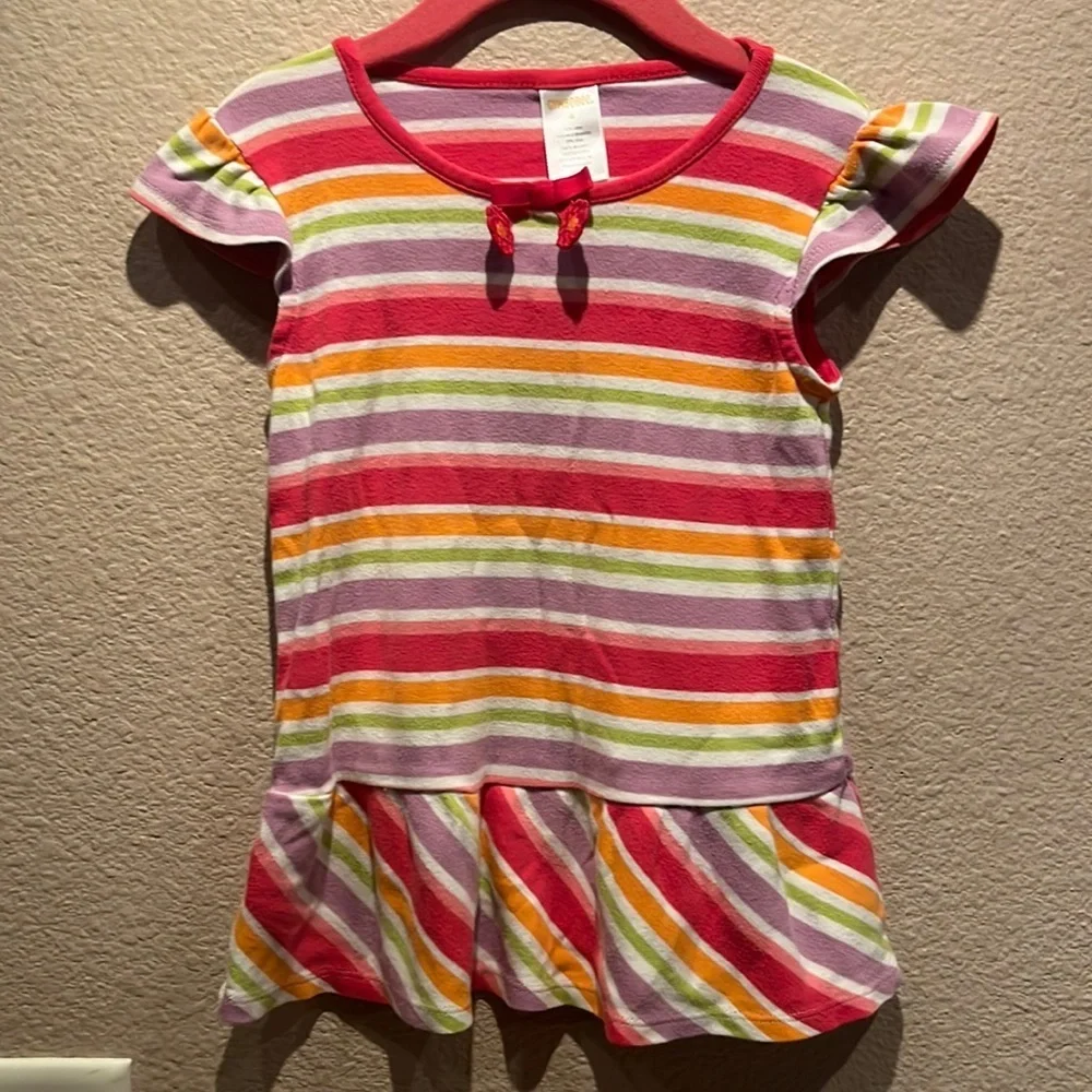 Gymboree Pretty Posies Girl’s Striped Shirt Size 4